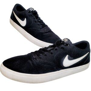 Nike SB Check Solarsoft 921463-010 Black Casual Shoes Sneakers Womens 10 US